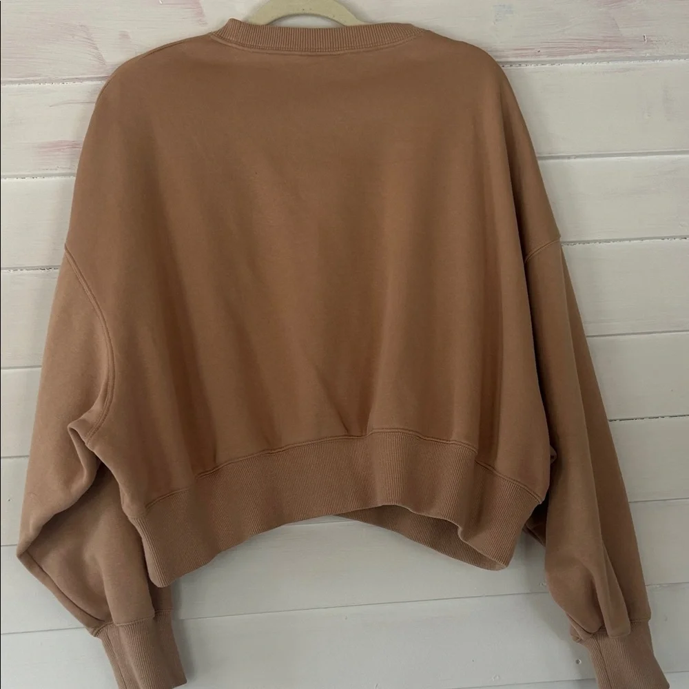 Nike Women's Tan Logo Sweatshirt - Picture 3 of 3